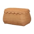 bali & pari Ayleen Natural Rattan Basket Set with Scalloped Lids Storage Boxes