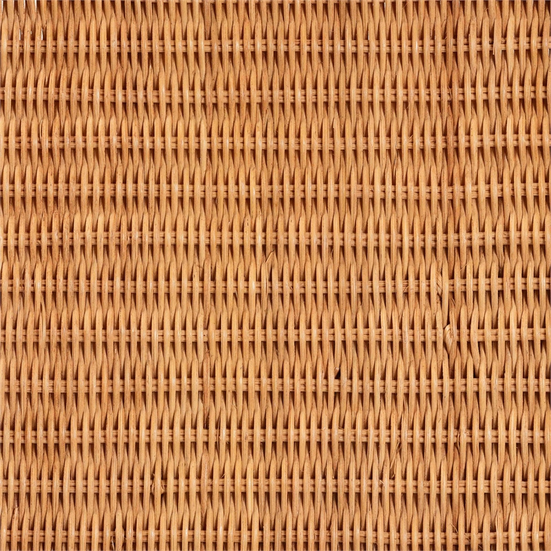 bali & pari Ayleen Natural Rattan Basket with Scalloped Lid Storage Box Large
