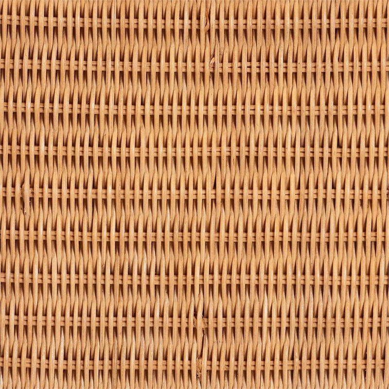 bali & pari Ayleen Natural Rattan Basket with Scalloped Lid Storage Box Medium