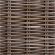 bali & pari Amanda Natural Rattan Armchair Handwoven Wicker Barrel Chair