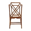 bali & pari Esmery Marbled Tortoise Natural Rattan Dining Chair