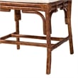 bali & pari Esmery Marbled Tortoise Natural Rattan Dining Chair