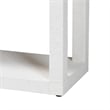 bali & pari Oaklynn Natural Grasscloth Bookshelf Two-Tier Display Piece White