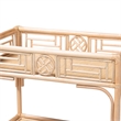 bali & pari Molina Natural Rattan Wine Cart 2-Tier Beverage Trolley