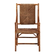 bali & pari Ramos Marbled Tortoise Natural Rattan and Seagrass Armchair