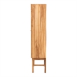 bali & pari Augusto Teak Wood Cabinet 2-Door Storage Organizer