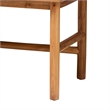 bali & pari Augusto Teak Wood Cabinet 2-Door Storage Organizer