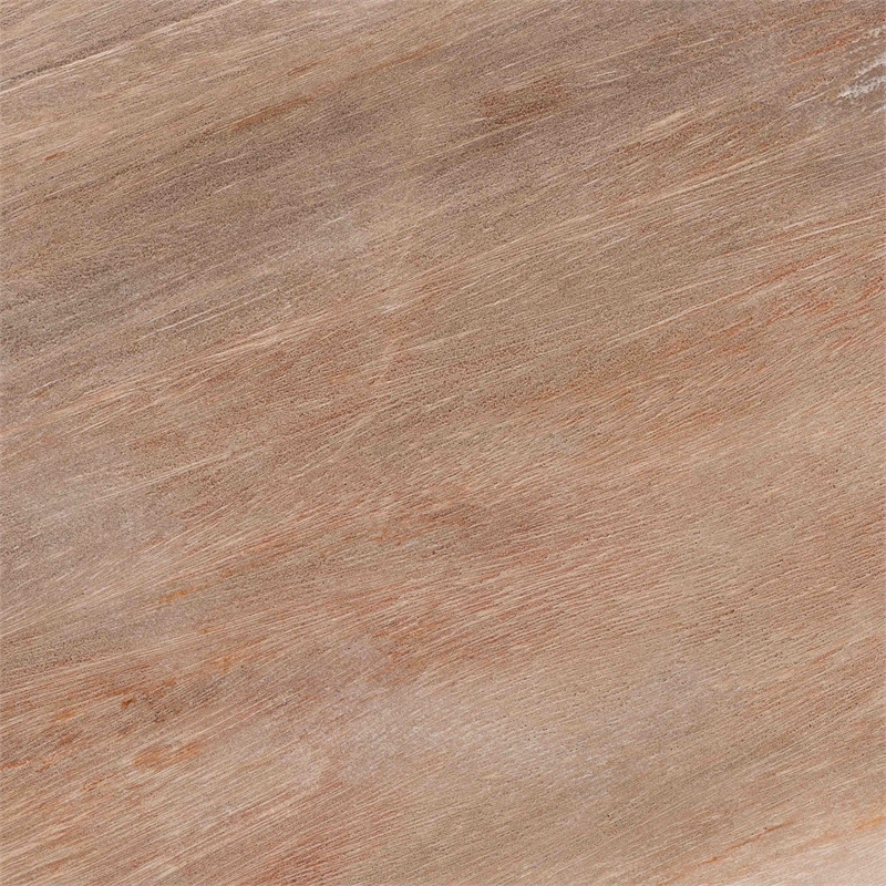 bali & pari Ziva End Table with Petrified Wood Top Pedestal Accent Side Table