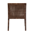 bali & pari Karis Rattan Dining Chair with Cushion Antique Coffee