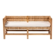 bali & pari Ismael Accent Bench Handwoven Seagrass Accent Seating