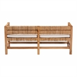 bali & pari Ismael Accent Bench Handwoven Seagrass Accent Seating