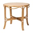 bali & pari Mattie Natural Rattan Bistro Dining Set 5-Piece Cafe-Style Set Beige