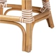 bali & pari Mattie Natural Rattan Bistro Dining Set 5-Piece Cafe-Style Set Beige