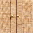 bali & pari Mortis Rattan Open-Shelf Storage Cabinet 4-Tier Display Shelf