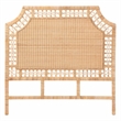 bali & pari Hekima Natural Rattan Standalone Headboard Queen