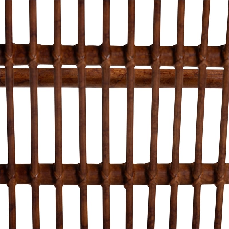 bali & pari Rio Marbled Tortoise Natural Rattan Dining Chair