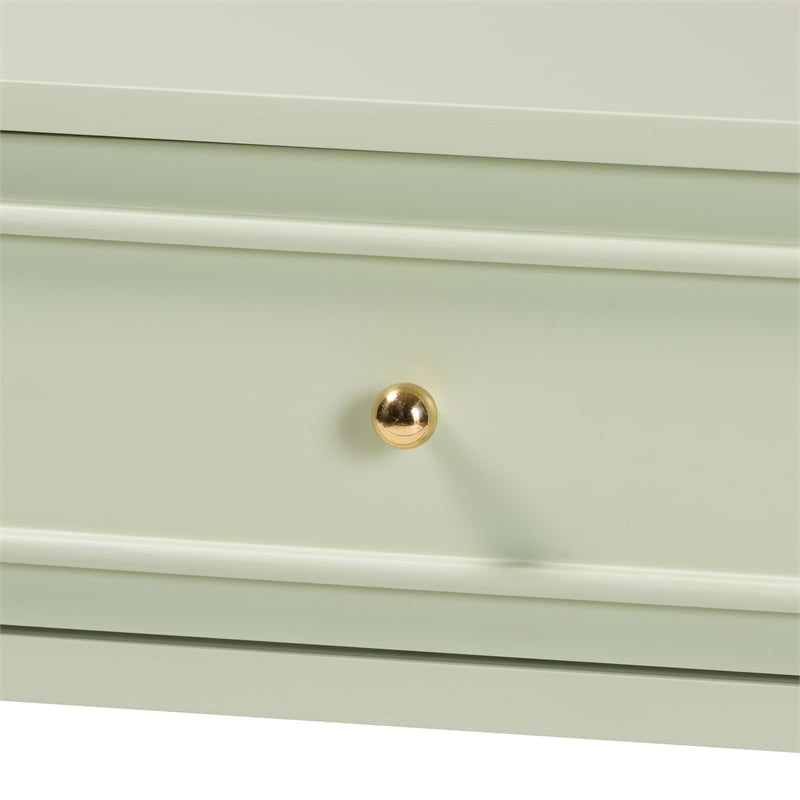 bali & pari Karnia Console Table with Spindle Legs 2-Drawer Accent Table