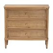 bali & pari Karmel Chest 3-Drawer Storage Chest with Curved Front and Legs