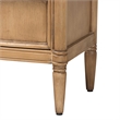 bali & pari Karmel Chest 3-Drawer Storage Chest with Curved Front and Legs