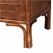 bali & pari Basile Natural Rattan Dresser 6-Drawer Horizontal Storage Cabinet