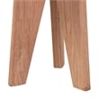 bali & pari Sayen Acacia Wood Multipurpose Accent Stool Sculptural End Table