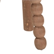 bali & pari Sihu Acacia Wood Multipurpose Accent Stool Sculptural End Table