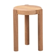 bali & pari Shadi Acacia Wood Multipurpose Accent Stool Sculptural End Table