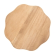 bali & pari Sino Acacia Wood Multipurpose Accent Stool Sculptural End Table