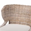 bali & pari Niesha Kubu Rattan Counter Stool with Cushion Accent Stool