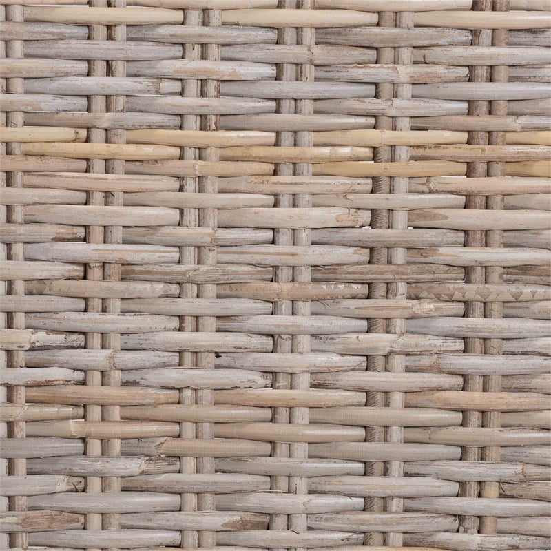 bali & pari Niesha Kubu Rattan Counter Stool with Cushion Accent Stool