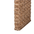 bali & pari Alda Handwoven Seagrass Console Table Wicker Waterfall Accent Table