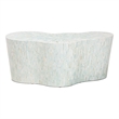 bali & pari Fiorella Capiz Shell Coffee Table Irregular Shape Accent Table