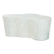 bali & pari Fiorella Capiz Shell Coffee Table Irregular Shape Accent Table