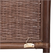 bali & pari Einya Natural Rattan Standalone Headboard Panel Headboard Queen