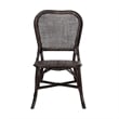 bali & pari Irene Natural Rattan Dining Chair Handwoven Wicker Accent Chair