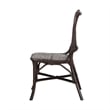 bali & pari Irene Natural Rattan Dining Chair Handwoven Wicker Accent Chair