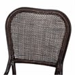 bali & pari Irene Natural Rattan Dining Chair Handwoven Wicker Accent Chair