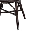 bali & pari Irene Natural Rattan Dining Chair Handwoven Wicker Accent Chair