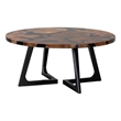 bali & pari Agata Wood and Epoxy Resin Coffee Table - Handcrafted Accent Table
