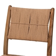 bali & pari Alva Paper Loom Woven Counter Stool Accent Stool with Wood Frame