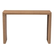 bali & pari Salve Woven Seagrass Console Table Wicker Waterfall Accent Table
