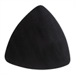 bali & pari Roy Wood Counter Stool Sculptural Backless Accent Stool Black