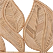 bali & pari Lifen Natural Rattan Standalone Headboard Panel Headboard Queen