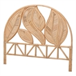 bali & pari Lifen Natural Rattan Standalone Headboard Panel Headboard Queen