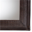 bali & pari Candela Natural Rattan Wall Mirror Handwoven Wicker Accent Piece