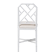 bali & pari Sergio Wood Counter Stool Chippendale Kitchen Island Seating White