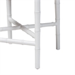 bali & pari Sergio Wood Counter Stool Chippendale Kitchen Island Seating White