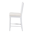 bali & pari Deya Bobbin Counter Stool Sculptural Wood Kitchen Seating White