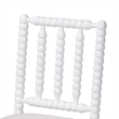 bali & pari Deya Bobbin Counter Stool Sculptural Wood Kitchen Seating White