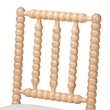 bali & pari Deya Bobbin Counter Stool Wood Kitchen Seating Natural Brown